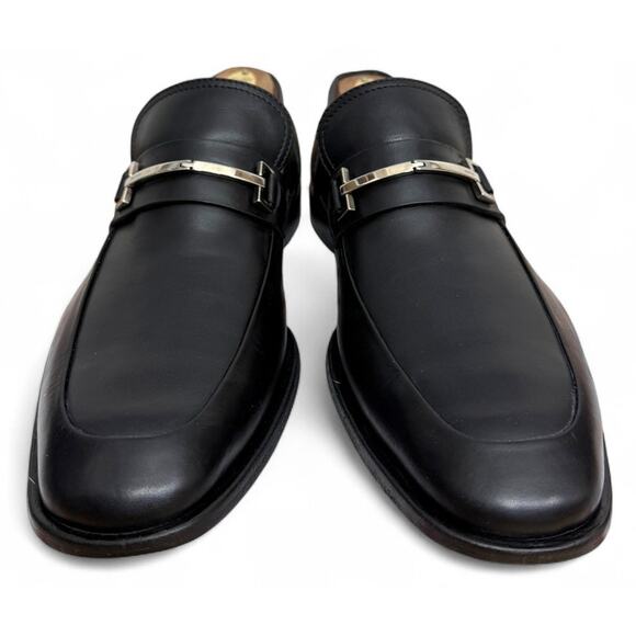 Gucci Horsebit Loafer Mens 10 D Black Leather Slip On Dress Shoes Classic - Picture 2 of 16